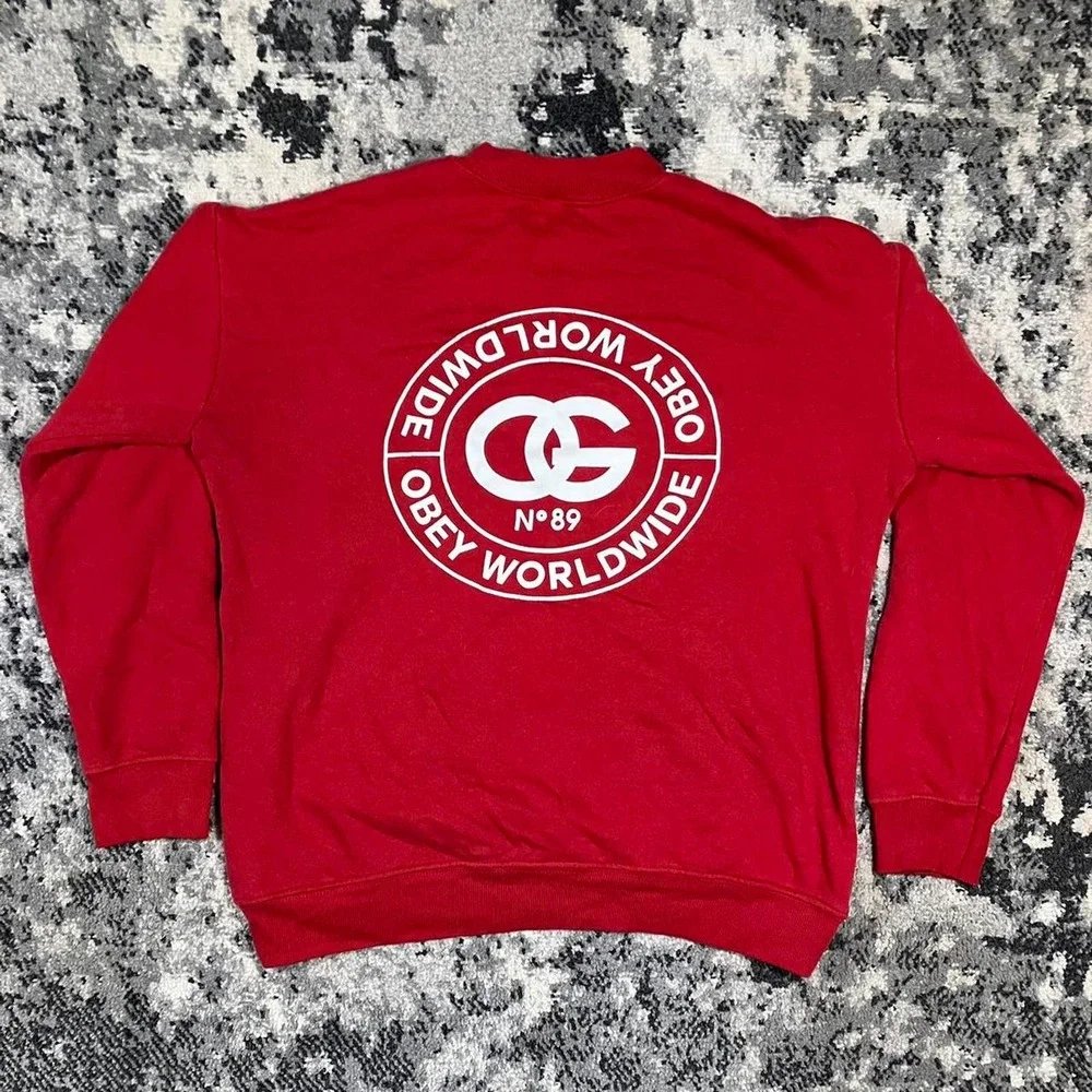 Vintage‎ 90s OBEY skater Crewneck sweater